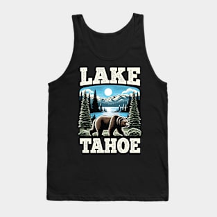 Lake Tahoe Adventure Nature Lover Mountain Hiking Design Tank Top